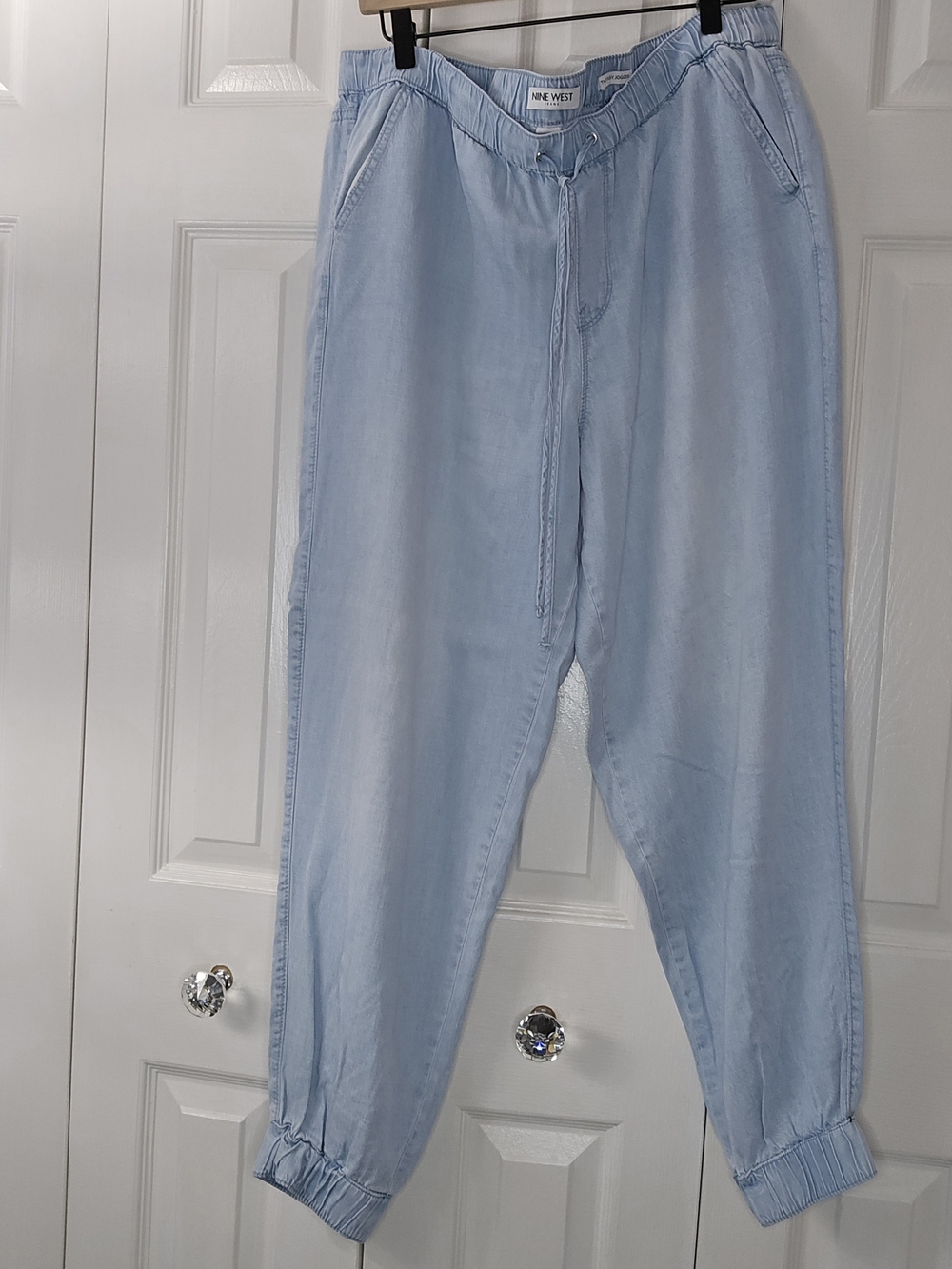 Nine West Light Wash Joggers